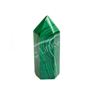 Polished Malachite 6 Sides Obelisk