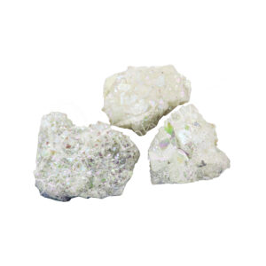 (CLOSE OUT) DRUSE - ZEOLITE PLATED, ANGEL AURA 4-5"