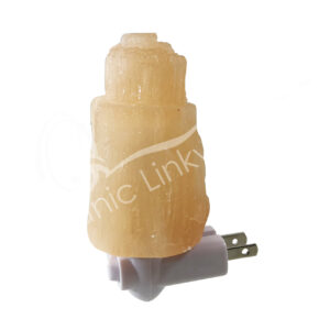 Orange Selenite Icyberg Night Light