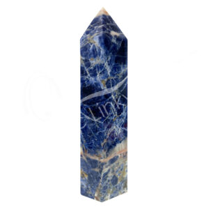 Polished Sodalite 6 Sides Obelisk