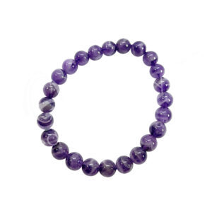 BRACELET - AMETHYST, CHEVRON (8-8.5 MM) 7.15-7.25"