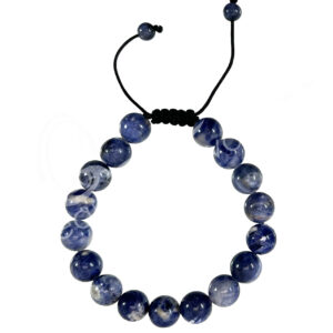 BRACELET - ADJUSTABLE SODALITE (10 MM) 7-11"