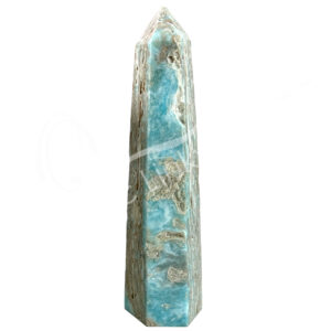 Polished Blue Aragonite Obelisk