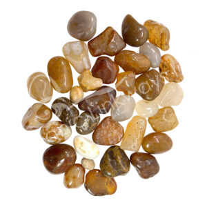 Mixed Agate with Transparency Tumbled Stones