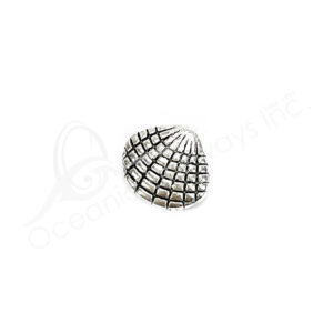 (CLOSE OUT) BEADS - METAL SHELL (PK 16) 13 MM L X 3 MM T