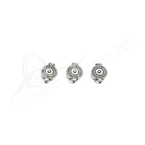 (CLOSE OUT) BEADS - METAL TARGET (PK 40) 8 MM D X 2 MM T
