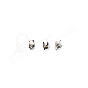 (CLOSE OUT) BEADS - METAL SPACER RING (PK 44) 6 mm D, 4 mm T