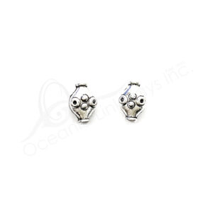 (CLOSE OUT) BEADS - METAL DIAMOND SPACER (PK 241) 1 CM L X 4 MM T