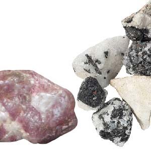 Quartz with Tourmaline