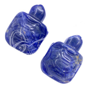 Sodalite Turtle Carving