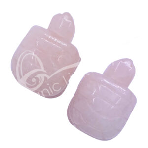 Rose Quartz Turtle Carving