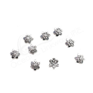 (CLOSE OUT) BEADS - METAL CAP STAR (PK 20)