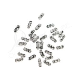 (CLOSE OUT) BEADS - METAL LINK RING FOR TRIPLE ROW (PK 30) 11 MM L X 2 MM T