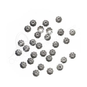 (CLOSE OUT) BEADS - METAL CAP (PK 46) 12 MM W