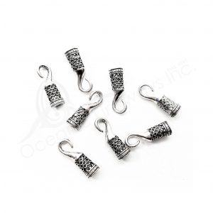 (CLOSE OUT) BEADS - METAL HOOK (PK 50) 22 MM L X 7 MM D