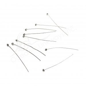(CLOSE OUT) BEADS - METAL PIN (PK 10) 5 CM L