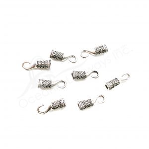 (CLOSE OUT) BEADS - METAL HOOK (PK 50) 22 MM L X 6 MM DIA
