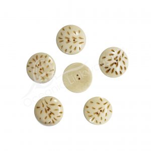 (CLOSE OUT) BEADS - BUTTON BONE CIRCLE 3 CM DIA.