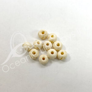(CLOSE OUT) BEADS - BONE (PK 9)