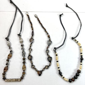 (CLOSE OUT) CHOKERS - BONE ASTD 14''-19" LONG
