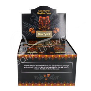 Sandalwood Backflow Incense Cones Bear Spirit Native Spirits Line Pack of 12