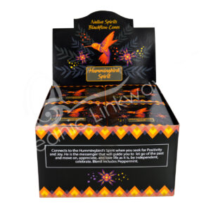 Peppermint Backflow Incense Cones Hummingbird Spirit Native Spirits Line Pack of 12