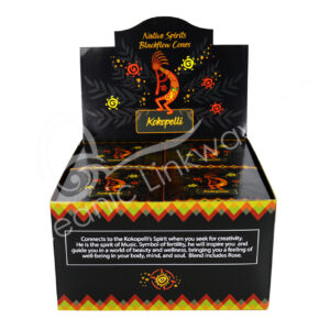 Rose Backflow Incense Cones Kokopelli Native Spirits Line Pack of 12