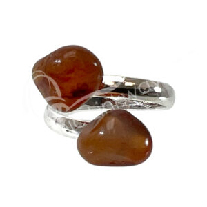 RING - CARNELIAN ADJUSTABLE (PK 3)