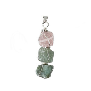 Heart Chakra Tri-Stone Pendant