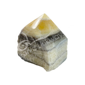 POINT - CALCITE, ZEBRA TOP POLISHED 3-4.5"