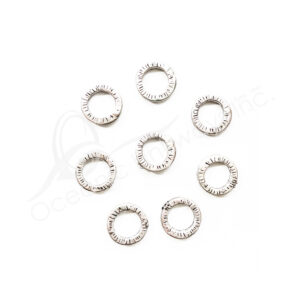 (CLOSE OUT) BEADS - METAL RING (PK 100) 11 MM D X 2 MM T
