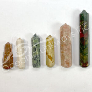 (CLOSE OUT) MASSAGER - MIXED STONES WITH POINT (PK 3) 2-4''L