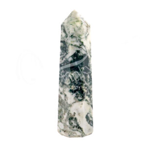 Polished Tree Agate Obelisk
