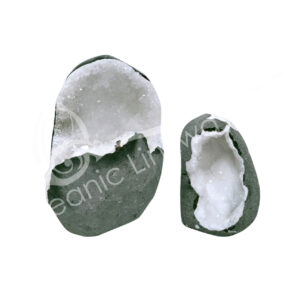 Apophyllite with Druse Egg