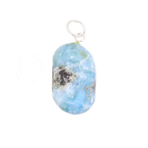 Larimar Tumbled Stone Pendant