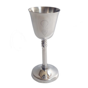 (CLOSE OUT) CHALICE - STAINLESS STEEL GODDESS 4.75"H X 2"DIA