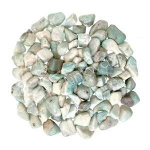 (CLOSE OUT) PEBBLES - AMAZONITE B 30-50 MM