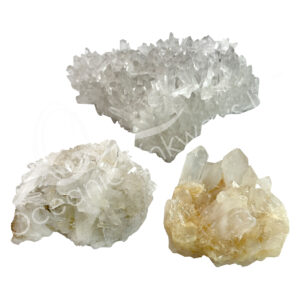 CLUSTER - CRYSTAL QUARTZ A 3-13"