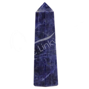 Polished Sodalite Ex 6 Sides Obelisk