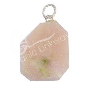 PENDANT - SLICE OPAL, PINK 0.75-1″L