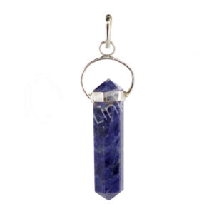 Sodalite Double Terminated Point Pendant