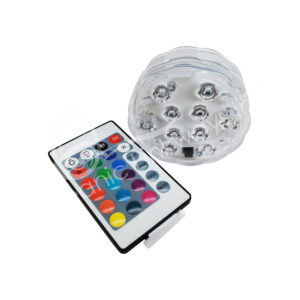 Acrylic LED Multicolor Light Base with Remote