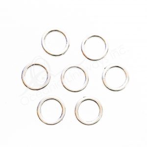 (CLOSE OUT) BEADS - METAL PLAIN RING (PK 30) 22 MM DIA X 1 MM T