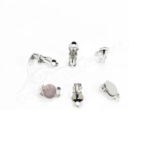 (CLOSE OUT) BEADS - METAL EARRINGS CLIP (PK 50) 15 MM L (CLIPS)