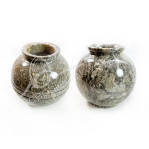 (CLOSE OUT) VASE - FOSSIL CORAL 4.5"