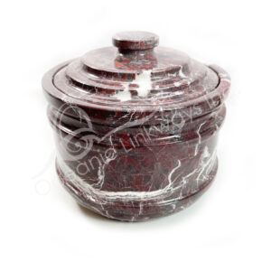 (CLOSE OUT) JAR - ZEBRA, RED 6 X 4''