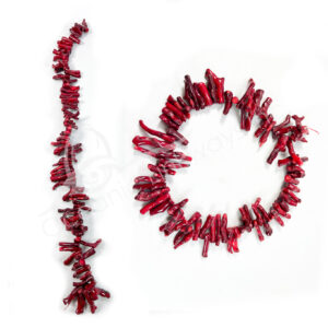 (CLOSE OUT) BEADS STRAND - BAMBOO CORAL 15-50 MM