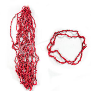 Red dyed Howlite Beads Strand
