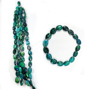(CLOSE OUT) BEADS STRAND - CHRYSOCOLLA, DYED 20-25 MM