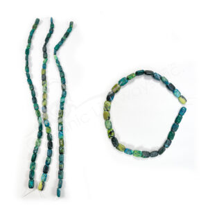 (CLOSE OUT) BEADS STRAND - CHRYSOCOLLA, DYED 15 MM